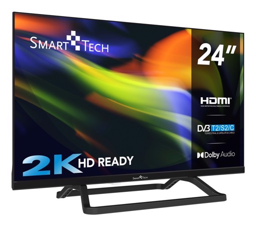 Smart Tech 24HN01V3CA TV 61 cm (24") HD Nero 200 cd/m²