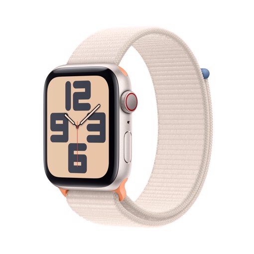 Apple Watch SE GPS + Cellular Cassa 44mm in Alluminio Galassia con Cinturino Sport Loop Galassia