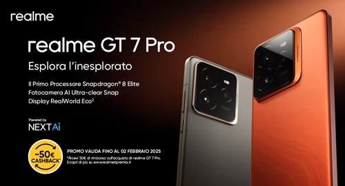 CASHBACK REALME GT7 PRO