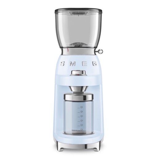 Smeg CGF11PBEU macina caffé 150 W Blu, Trasparente