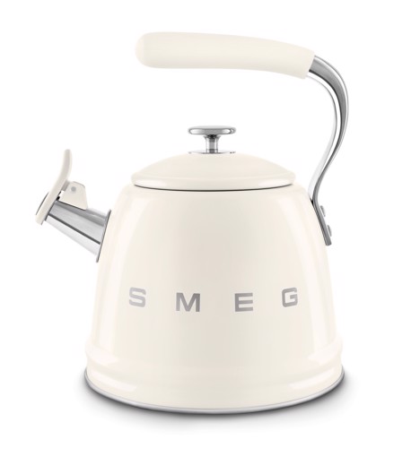 Smeg Bollitore con fischio 50's Style - Panna LUCIDO - WKF01CR