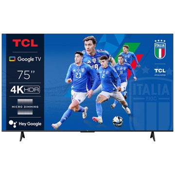 Televisore 4k 75" uhd hdr10 t2/s2,3hdmi,googletv,pl