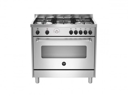 Bertazzoni La Germania Americana AMN965EXT cucina Elettrico Gas Acciaio inox