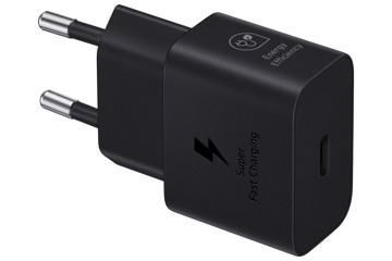 Wall charger 25w black type c