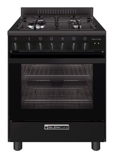 Glem Gas SA66TMBK cucina A Elettrico Nero