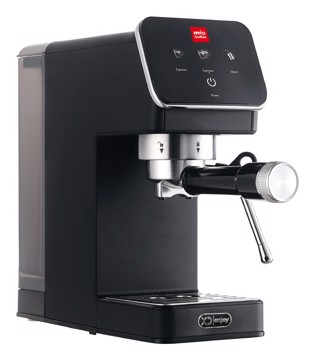 Macchina caffe' espresso caldaia inox cialde nera