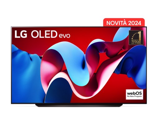 Immagine di LG OLED evo C4 83'' Serie OLED83C43LA, 4K, 4 HDMI, Dolby Vision, SMART TV 2024