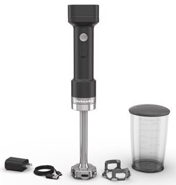 Mixer a immersione cordless nero