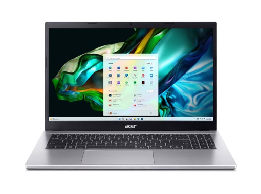 Acer Aspire 3 A315-44P-R03U AMD Ryzen™ 7 5700U Computer portatile 39,6 cm (15.6") Full HD 32 GB DDR4-SDRAM 1 TB SSD Wi-Fi 6 (802.11ax) Windows 11 Home Argento