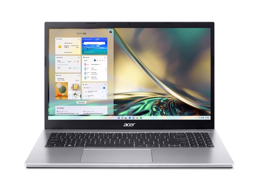 Acer Aspire 3 A315-59-530X Intel® Core™ i5 i5-1235U Computer portatile 39,6 cm (15.6") HD 8 GB DDR4-SDRAM 512 GB SSD Wi-Fi 6 (802.11ax) Windows 11 Home Argento