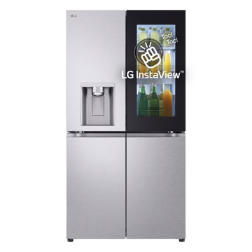 Frigo side by side 4porte inox h179,2 l91,4 p72,9 allaccio