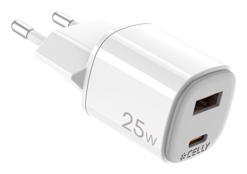 Caricatore usb/usb-c bianco