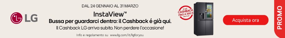 LG CASHBACK GARANTITO FRIGO