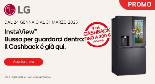 LG CASHBACK GARANTITO FRIGO