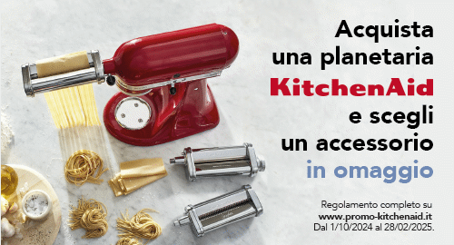 Kitchenaid accessorio in omaggio