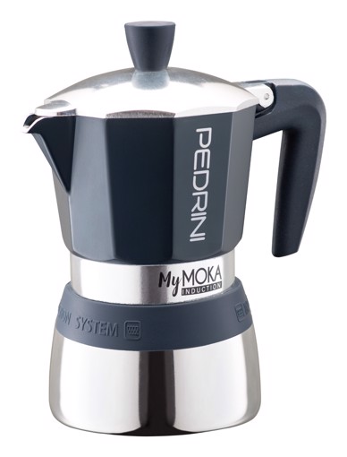 Pedrini MyMoka induction 6 tazze Tortora