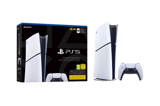 Sony PlayStation 5 Slim Digital 1,02 TB Wi-Fi Nero, Bianco