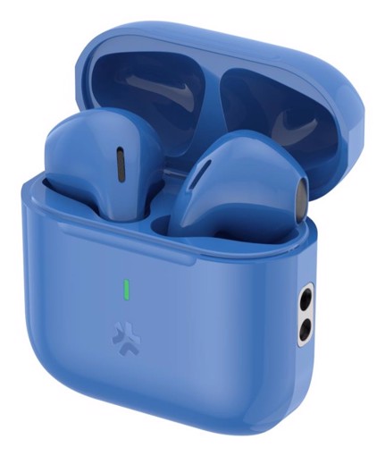 Celly COMPACT Cuffie True Wireless Stereo (TWS) In-ear Musica e Chiamate USB tipo-C Bluetooth Blu