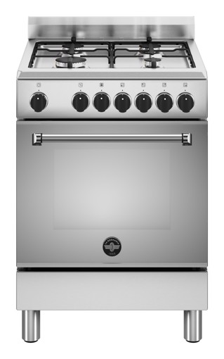 Bertazzoni La Germania Americana AMN664EXV/24 cucina Elettrico Gas Acciaio inox