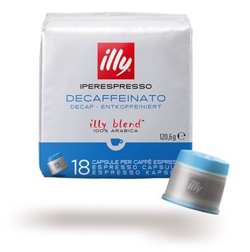 Illy Capsule iperespresso caffè Deka 18 pz