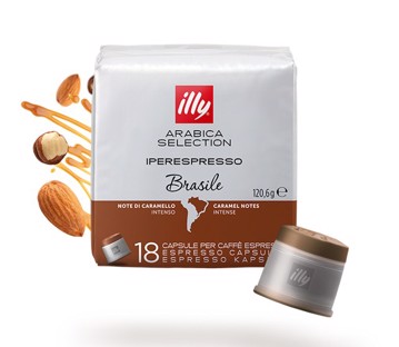 Illy Capsule iperespresso caffè Brasile 18 pz