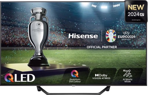 Hisense 55A79NQ TV 139,7 cm (55") 4K Ultra HD Smart TV Wi-Fi Nero 350 cd/m²