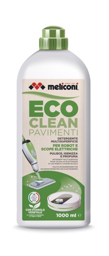 Meliconi - Eco clean pavimenti - Detergente per robot e scope elettriche