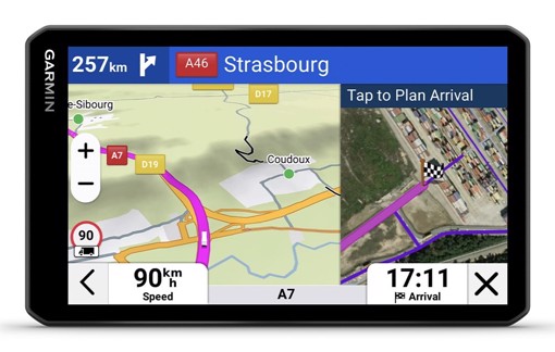 Garmin dēzl LGV720 navigatore Fisso 17,6 cm (6.95") TFT Touch screen 242 g Nero