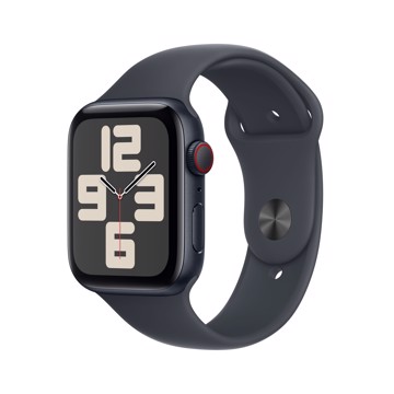 F.g./apple watch se 44m +cell cinturino nero, aluminium cas