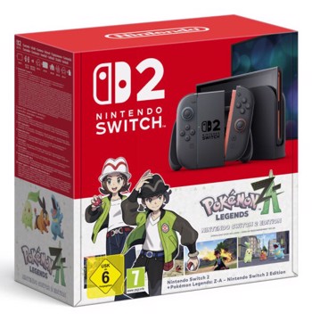 Consolle switch 2 bundle + gioco pokemon legends z-a