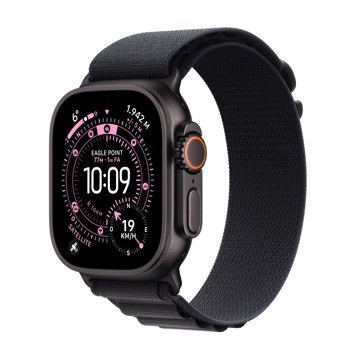 Apple watch ultra 3gps + cell with black alpine loop - medi