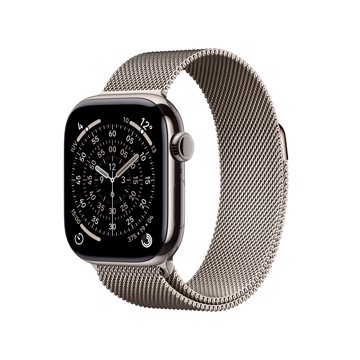 Apple watch series 11gps + ce with natural milanese loop