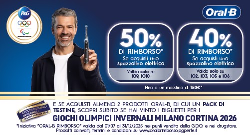 ORAL-B CONCORSO ELECTRO E CASHBACK
