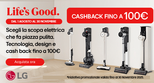 LG CASHBACK SCOPE ELETTRICHE