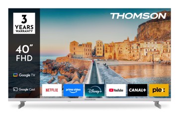 Televisore led 40" f.hd wht 3hdmi,2usb,t2/c/s2,google,pl