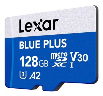 Memory card microsd 128gb blue v30,a2,uhs-1,read170mbps