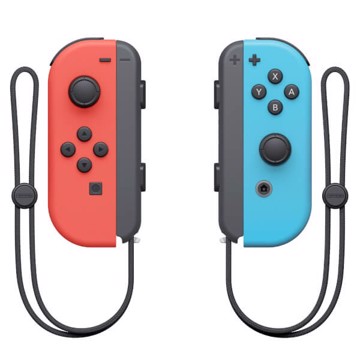 Coppia Di Joy-Con Rosso Neon E Blu Neon